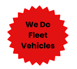 Starburst With a text We Do Fleet Vehicles